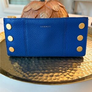 Hammitt Royal Blue Wallet with Gold Studs